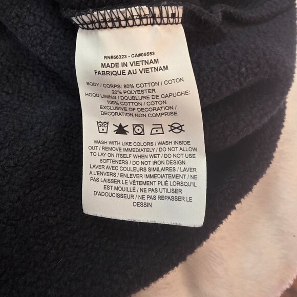 Atlanta Hawks Nike NBA Hoodie Cropped Black Pullover Sweatshirt size M - Picture 8 of 9